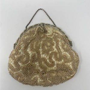 Vintage Delill beaded clutch